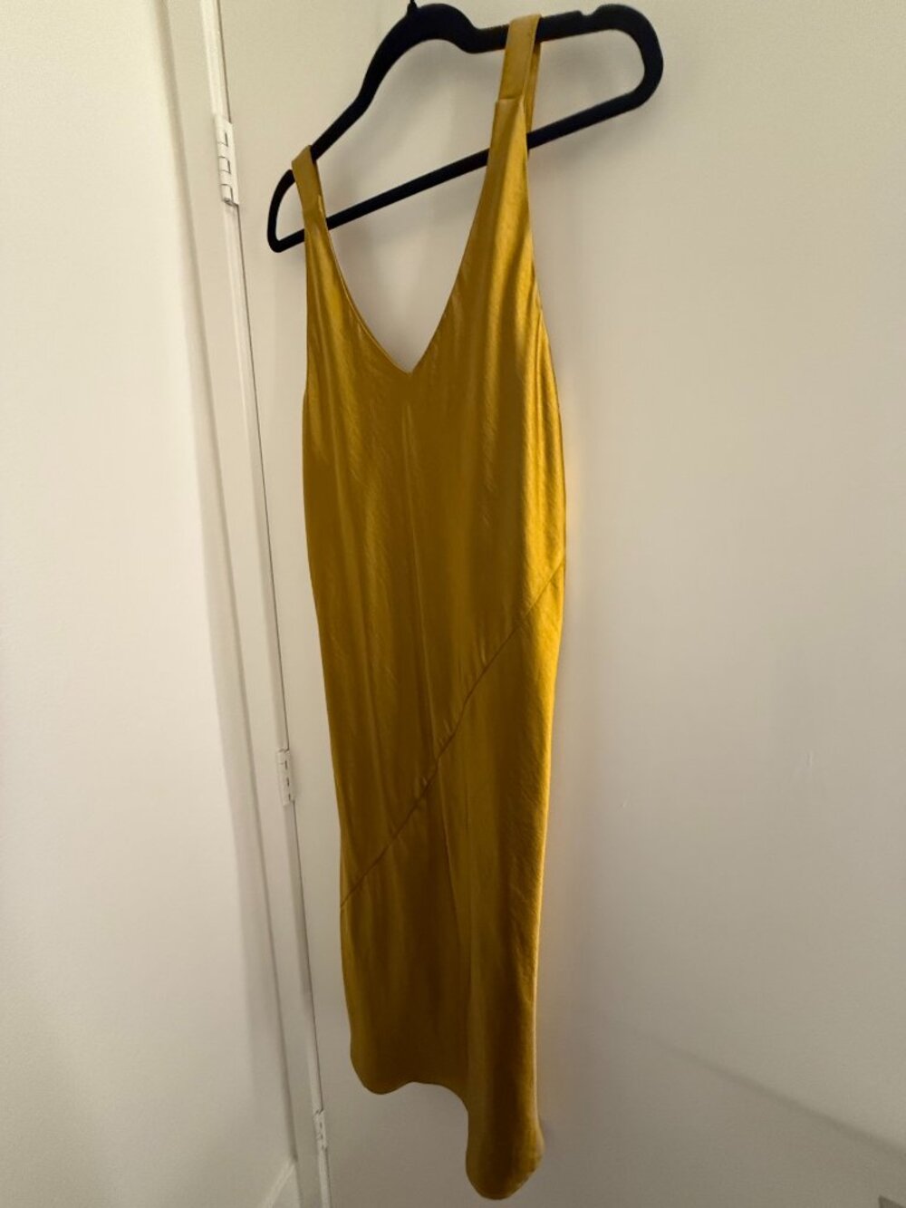 Yellow Silk Wildfang Dress